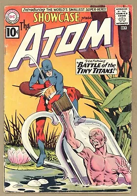 Buy Showcase 34 G 1st App Silver Age ATOM! Gil Kane Anderson 1961 DC Comics W483 • 121.39£