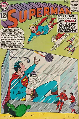 Buy ###dc Comics Superman #156 October 1962 Legion F/vf (7.0) ### • 30£
