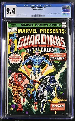 Buy Marvel Presents #3 - Cgc 9.4 - Wp - Nm - 1st Solo guardians Of The Galaxy Book • 133.99£
