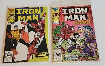 Buy Iron Man # 213 & 214  (Marvel 1986)  Very Fine • 8.70£