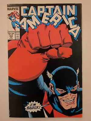 Buy Captain America #354, Marvel, June 1989 1st App. Of John Walker As US Agent • 27.15£