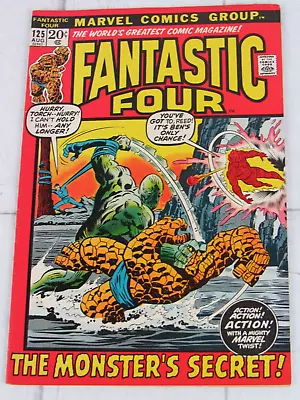 Buy Fantastic Four #125 Aug. 1972 Marvel Comics • 21.44£