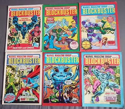 Buy Blockbuster UK Monthly Comic Bundle Lot #1 2 3 5 7 9 1981 Inhumans Iron Fist • 15.95£