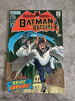 Buy Batman Detective Comics #407 - Man-bat Classic Neal Adams Art -  1971 • 30£