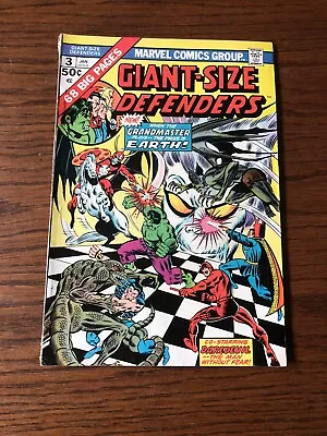Buy GIANT-SIZE DEFENDERS #3 - 1st Korvac  (Marvel, 1975, VG) • 19.78£