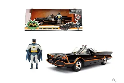 Buy Jada Toys Adam West & Burt Ward '66 TV Series Classic Batmobile Metals Diecast • 47.43£