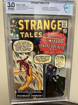 Buy Strange Tales #110 CBCS 3.0 1963 1st App. Doctor Strange • 1,931.80£