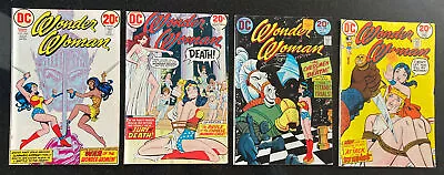 Buy 1973 Wonder Woman DC Comics 206 207 208 209 LOT Vintage • 331.92£