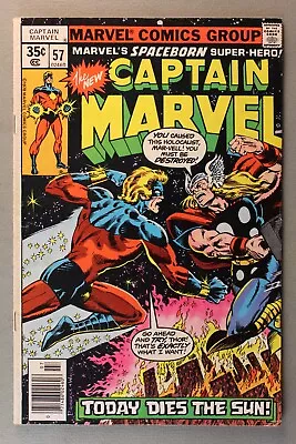 Buy Captain Marvel #57 *1978*  Today Dies The Sun!  Art~Broderick & Wiacek • 11.21£