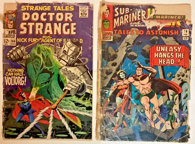 Buy Marvel SIlver Age Comic Lot Of 2! TTA 76 + Strange Tales 166! 1960s! Stan Lee! • 5.53£