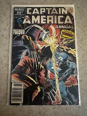 Buy Captain America Annual #8 1986 Marvel Comic FN-VF • 19.91£