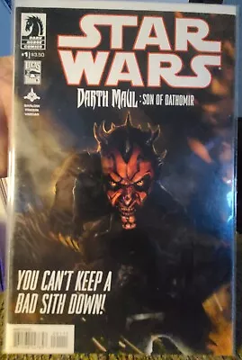 Buy Star Wars, Darth Maul: Son Of Dathomir #1 Dark Horse Comics 2014 1st Darksaber • 79.05£