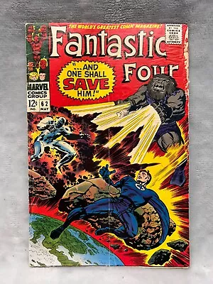 Buy Fantastic Four #62  1st Appearance Blastaar! Inhumans! Marvel 1967 • 16.06£