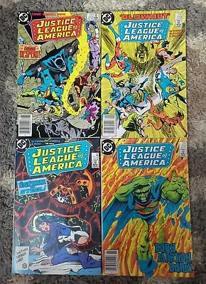 Buy Run Of 4 1986 DC Justice League Of America Comics #253-256 Bagged And Boarded • 10.64£