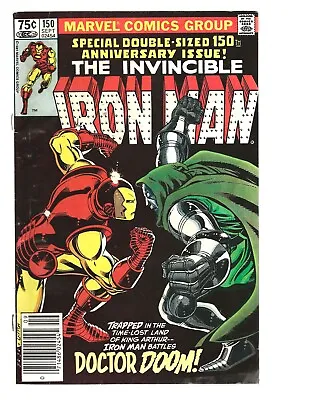 Buy Invincible Iron Man 149 And 150 (1981) CLASSIC DR. DOOM COVERS!!!  NEWSTANDS!!! • 55.40£