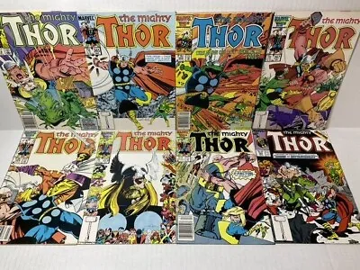 Buy Mighty THOR Comic Books (Lot Of 8: #364, 365, 366, 367, 369, 373, 374, 383) • 31.98£