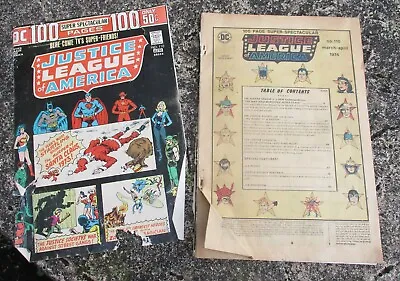 Buy Vintage JUSTICE LEAGUE OF AMERICA Comic Book. DC Comics. Vol. 15  No. 110   1974 • 5£