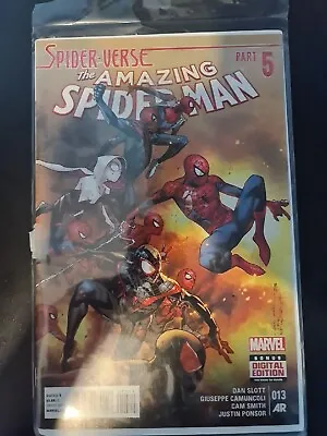 Buy Amazing Spider-Man #13 (Spider-Verse Part 5, Miles Morales, Spider-Gwen & Silk) • 29.99£