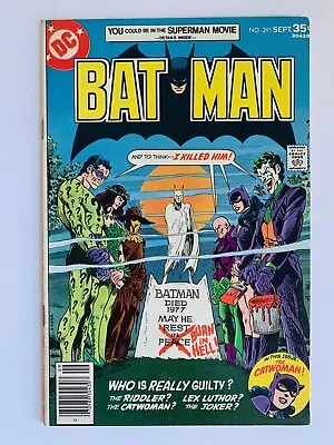 Buy Batman #291 8.0 Vf 1977 Who Is Really Guilty? Dc Comics • 65.64£