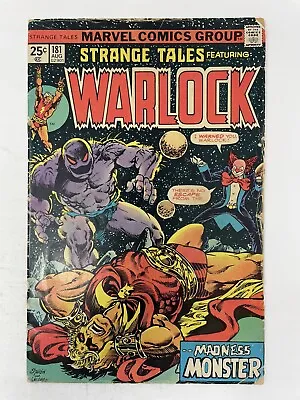 Buy Strange Tales #181 2nd Appearance Of Gamora Marvel Comics 1975 MCU • 10.43£