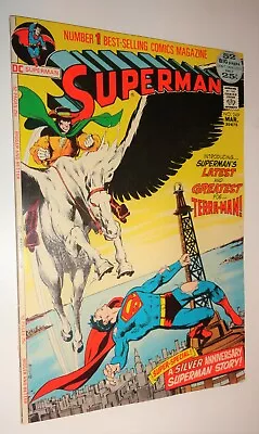Buy Superman #249 52 Page Giant  Ist Terra-man  8.0-9.0  1972 • 31.34£