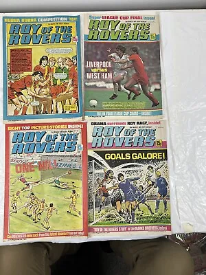 Buy 4 X ''Roy Of The Rovers'' Comics Dating From 1981 March (7th/14th/21th/28th) Vgc • 13.50£