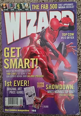 Buy Wizard Magazine #108  Spider-Man Daredevil Variant Cover • 2.38£