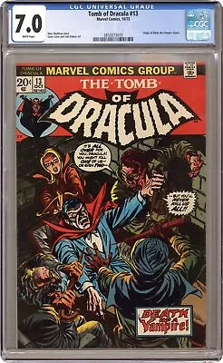 Buy Tomb Of Dracula #13 CGC 7.0 1973 3850873010 • 102.78£