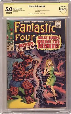 Buy Fantastic Four #66 CBCS 5.0 SS Joe Sinnott 1967 18-089E087-035 • 193.05£