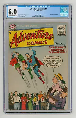 Buy Adventure Comics #217 CGC 6.0 FN Sixth Highest Graded - Rare • 349£