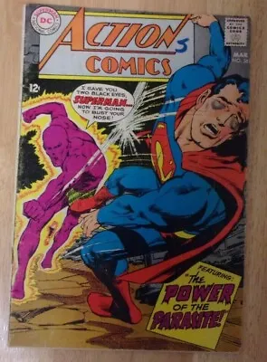 Buy Action Comics #361 Solid Vg+ 1968 Neal Adams Cov,superman + 2nd Parasite! • 17.39£