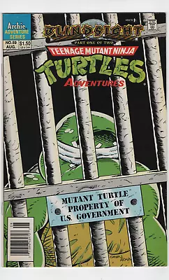 Buy Teenage Mutant Ninja Turtles Adventures #59 1994 Archie Comic Newsstand Variant • 31.62£