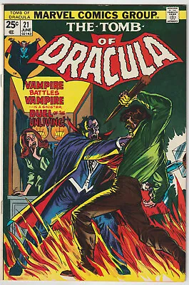 Buy Tomb Of Dracula #21 (Jun 1974, Marvel), VFN-NM Condition (9.0), Blade Appearance • 55.94£