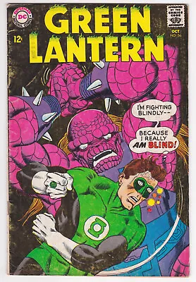 Buy Green Lantern #56 Very Good 4.0 Green Lantern Corps Gil Kane Art 1967 • 12.66£