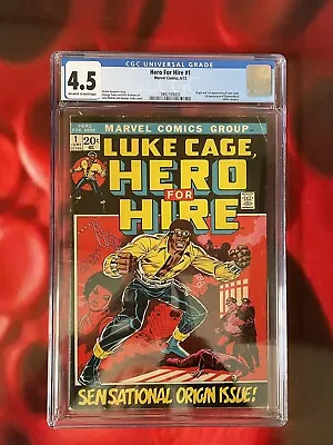Buy Hero For Hire #1 Marvel Comics, 6/72 CGC 4.5 OW/White Pages 3892399003 • 320£