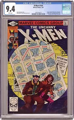 Buy Uncanny X-Men #141D Direct Variant CGC 9.4 1981 4397754013 1st Rachel Summers • 201.60£