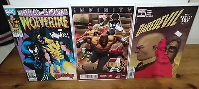 Buy 3 X Rare/Key Marvel Comic Books: Mighty Avengers 1 Infinity/Wolverine & Venom... • 10£