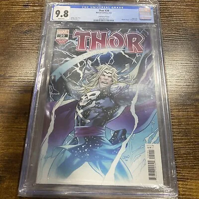 Buy Thor #20 * CGC 9.8 * Greg Land Variant NM+ 1st Appearance God Of Hammers 🔥🔥🔥 • 43.48£