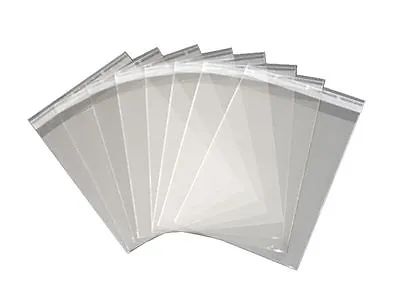 Buy 10 X  Silver  Age Comic Bags AND Boards Self Sealing Strip. • 8.99£