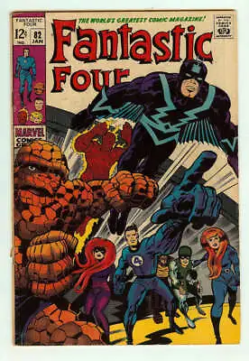 Buy Fantastic Four #82 4.0 // 1st Appearance Of Zorr Marvel Comics 1969 • 30.83£