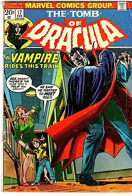 Buy Tomb Of Dracula (1st Series) #17 Feb 1974  Marvel Comic Boarded & Bagged; Fine- • 15.81£