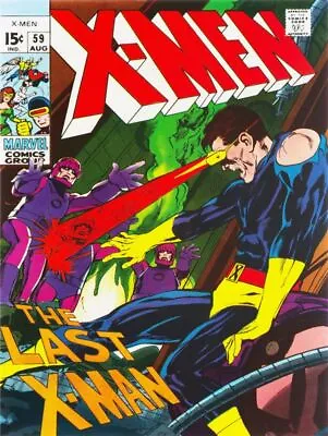 Buy The Uncanny X-Men #59 NEW METAL SIGN: Cyclops & The Sentinels - The Last X-Man • 15.68£