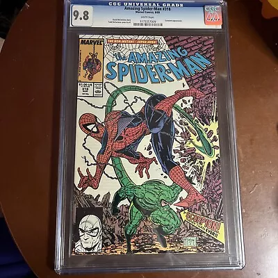 Buy The Amazing Spider-Man # 318 CGC 9.8 8/89 WP, A & C-TM, S- DM {CGCB4} • 152.70£