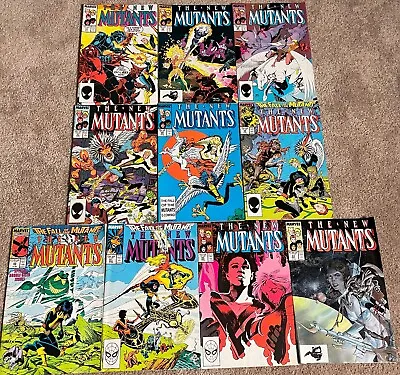 Buy New Mutants #50-51, #53-54, #56-63 - VF COMIC LOT Of 12 • 6.39£