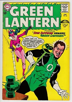 Buy Green Lantern #26 • 1964 • Vintage DC 12¢ • 2nd Appearance Of Star Sapphire • 6.50£