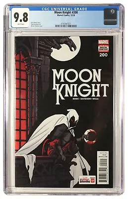 Buy Moon Knight #200 Becky Cloonan Cover CGC NM/MT 9.8 White Pages 4145487021 • 39.98£