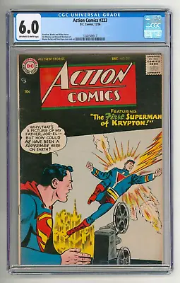 Buy Action Comics #223 CGC 6.0 FN Scarce Issue • 150£