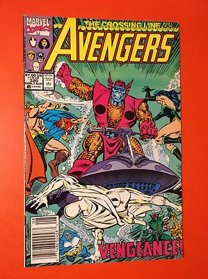 Buy The Avengers # 320 - Vg 4.0 - 1990 Newsstand - The Crossing Line • 2.18£