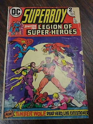 Buy Superboy #197 DC 1st Tyr The Hunter, 1st Timber Wolf 1973 Detached Cover • 4.42£