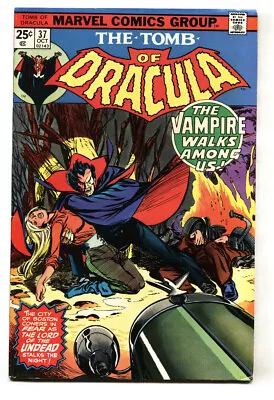 Buy TOMB OF DRACULA #37 Comic Book-MARVEL-HORROR • 26.34£
